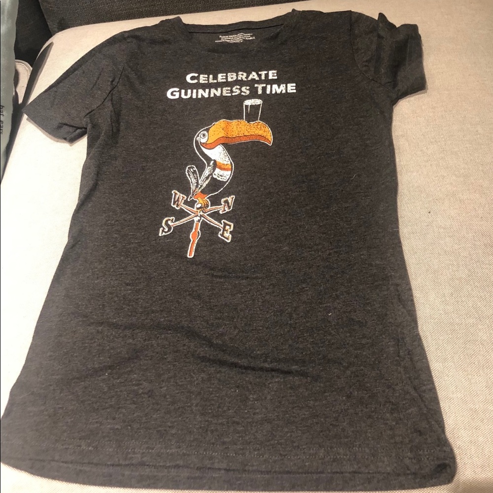Ladies Guinness L Shirt. New without tags. Toucan